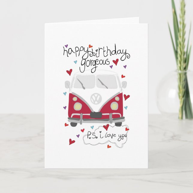 Tarjeta de felicitación plegada de 10,2 cm x 14,2  (Anverso)