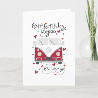 Tarjeta de felicitación plegada de 10,2 cm x 14,2