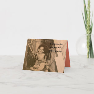 tarjeta de felicitación plegada de 4" x 5,6"