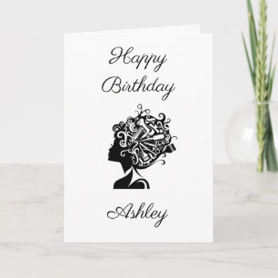 Tarjeta de felicitación plegada de 4" x 5,6" peque