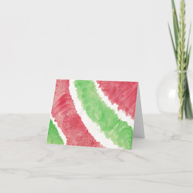 Tarjeta de felicitación plegada de 4" x 5,6" peque (Anverso)