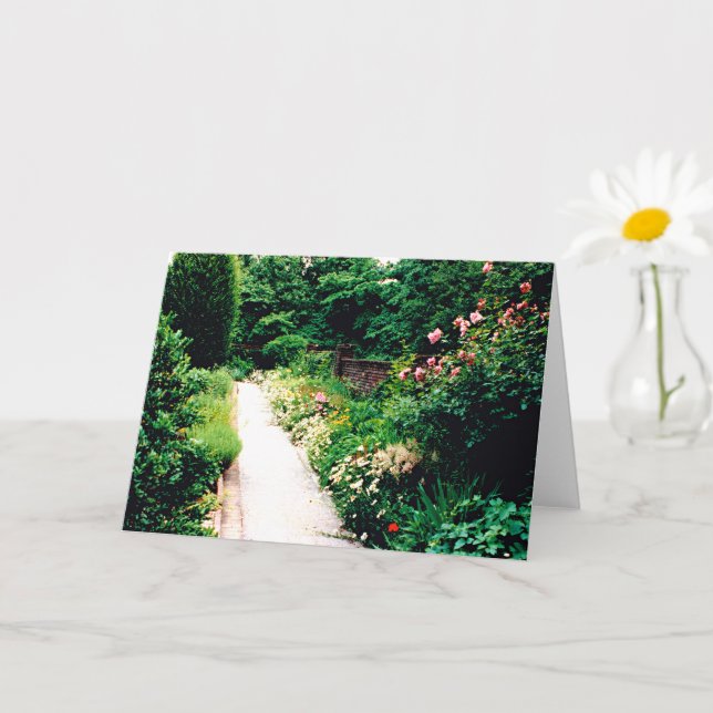 Tarjeta de felicitación plegada de 5" x 7" (Planta pequeña)