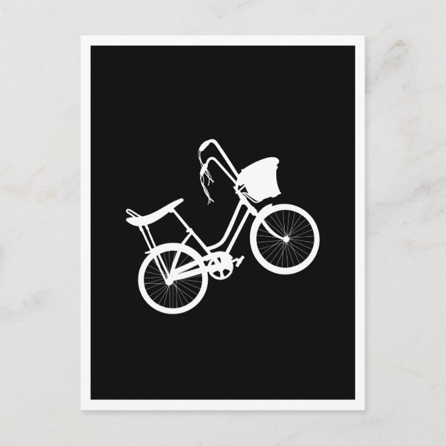 Tarjeta de felicitación plegada de 80's Wheelie (W (Anverso)