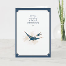 Tarjeta de felicitación plegada de aniversario