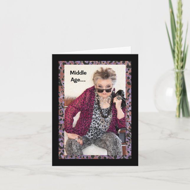 Tarjeta de felicitación plegada de cumpleaños de e (Anverso)