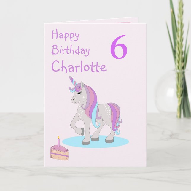 Tarjeta de felicitación plegada de cumpleaños feli (Anverso)