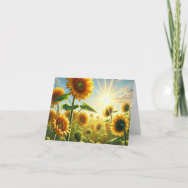 Tarjeta de felicitación plegada de embrión dorado