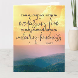 Tarjeta de felicitación plegada de guiones