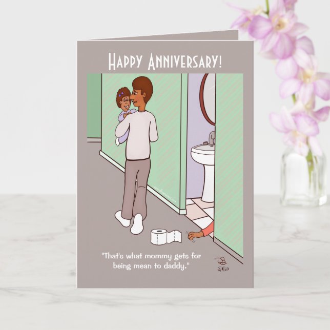 Tarjeta de felicitación plegada de mami media (Orquídea)