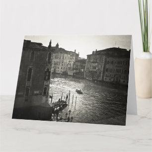 Tarjeta de felicitación plegada de VENECIA OPORTUN