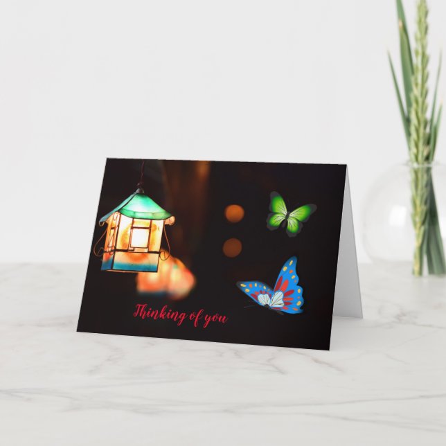 Tarjeta de felicitación plegada del Día de la Madr (Anverso)