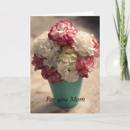 Tarjeta de felicitación plegada del Día de la Madr