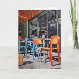 Tarjeta de felicitación plegada diaria Silla Naran