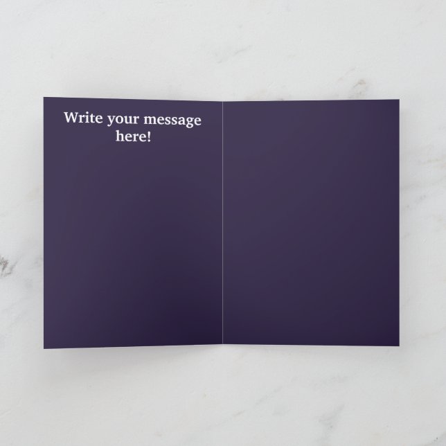 Tarjeta de felicitación plegada Eid Mubarak (Interior)