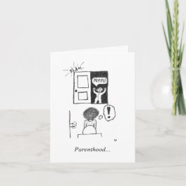 Tarjeta de felicitación plegada (en blanco dentro)