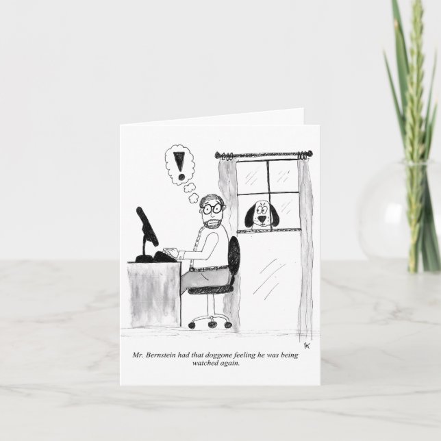 Tarjeta de felicitación plegada (en blanco dentro) (Anverso)