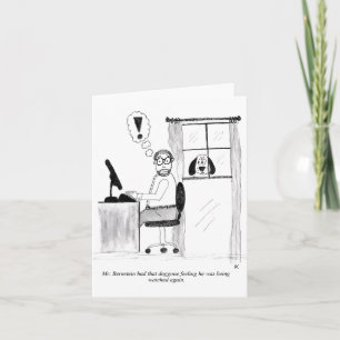 Tarjeta de felicitación plegada (en blanco dentro)