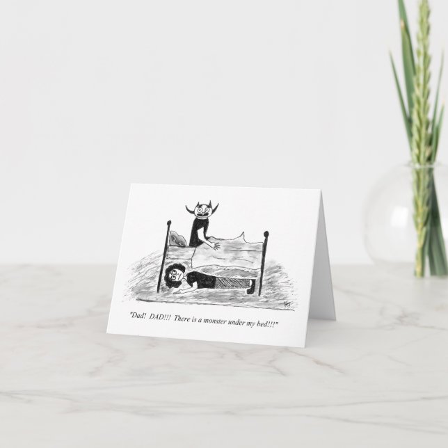 Tarjeta de felicitación plegada (en blanco dentro) (Anverso)