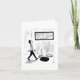 Tarjeta de felicitación plegada (en blanco dentro)