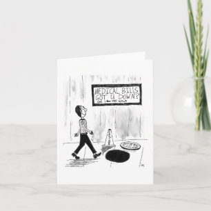 Tarjeta de felicitación plegada (en blanco dentro)