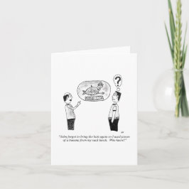 Tarjeta de felicitación plegada (en blanco dentro)