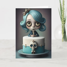 Tarjeta de felicitación plegada estándar, 12,7 cm 