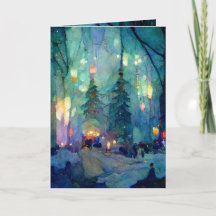 Tarjeta de felicitación plegada estándar de 5" x 7