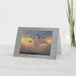 Tarjeta de felicitación plegada estándar de 5" x 7