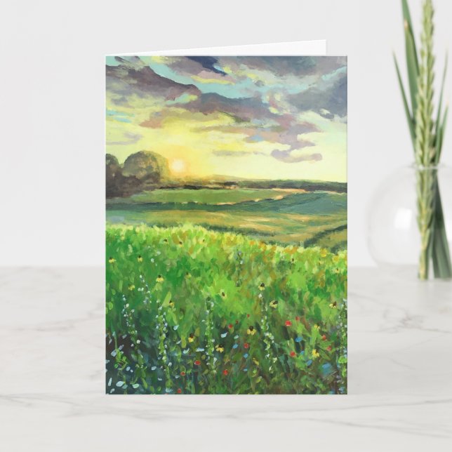 Tarjeta de felicitación plegada estándar de 5" x 7 (Anverso)