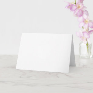 Tarjeta de felicitación plegada estándar de 5" x 7