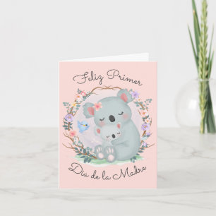 Tarjeta de felicitación plegada Feliz Primer Dia D