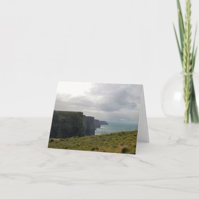 Tarjeta de felicitación plegada - Galway, Irlanda (Anverso)