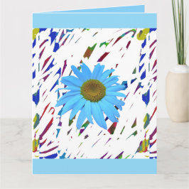 Tarjeta de felicitación plegada gráfica abstracta