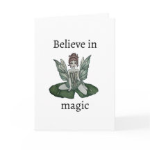 Tarjeta de felicitación plegada "Lily Pond encanta