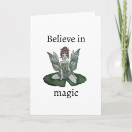 Tarjeta de felicitación plegada "Lily Pond encanta