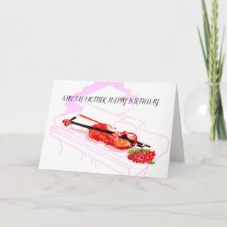 Tarjeta de felicitación plegada Madre especial de