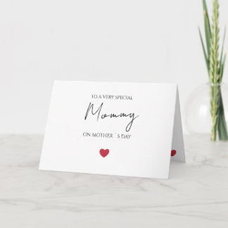 Tarjeta de felicitación plegada muther day