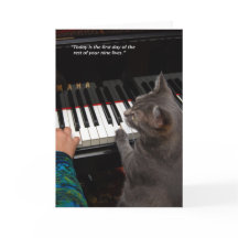 Tarjeta de felicitación plegada Nora Cita 5" x 7"