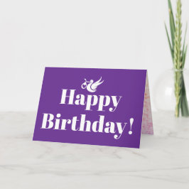 Tarjeta de felicitación plegada para bebé de cumpl