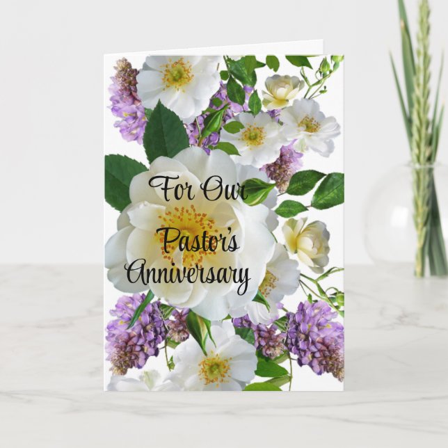 Tarjeta de felicitación plegada para el aniversari (Anverso)