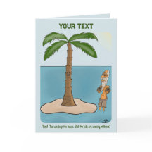 Tarjeta de felicitación plegada para el divorcio e