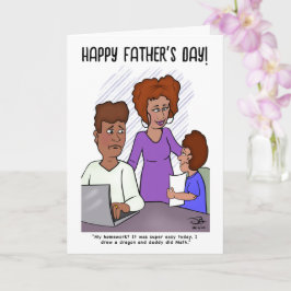 Tarjeta de felicitación plegada para el hogar