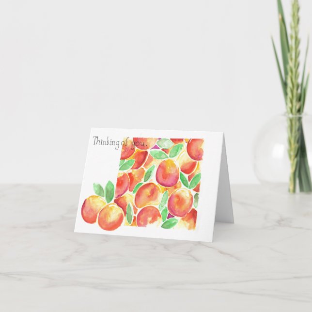 Tarjeta de felicitación plegada para la grúa (Anverso)