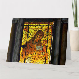 Tarjeta de felicitación plegada para MADRES Y NIÑO