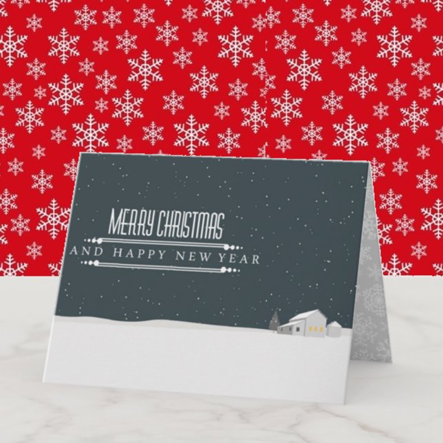Tarjeta de felicitación plegada para navidad (Subido por el creador)