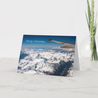 Tarjeta de felicitación plegada para navidad