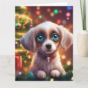 Tarjeta de felicitación plegada para navidades