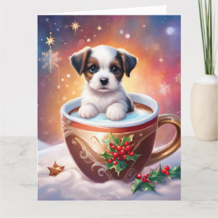 Tarjeta de felicitación plegada para navidades