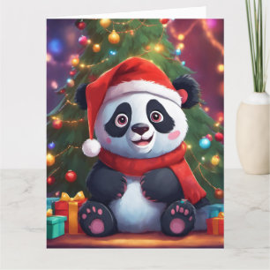 Tarjeta de felicitación plegada para navidades