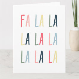 Tarjeta de felicitación plegada para navidades